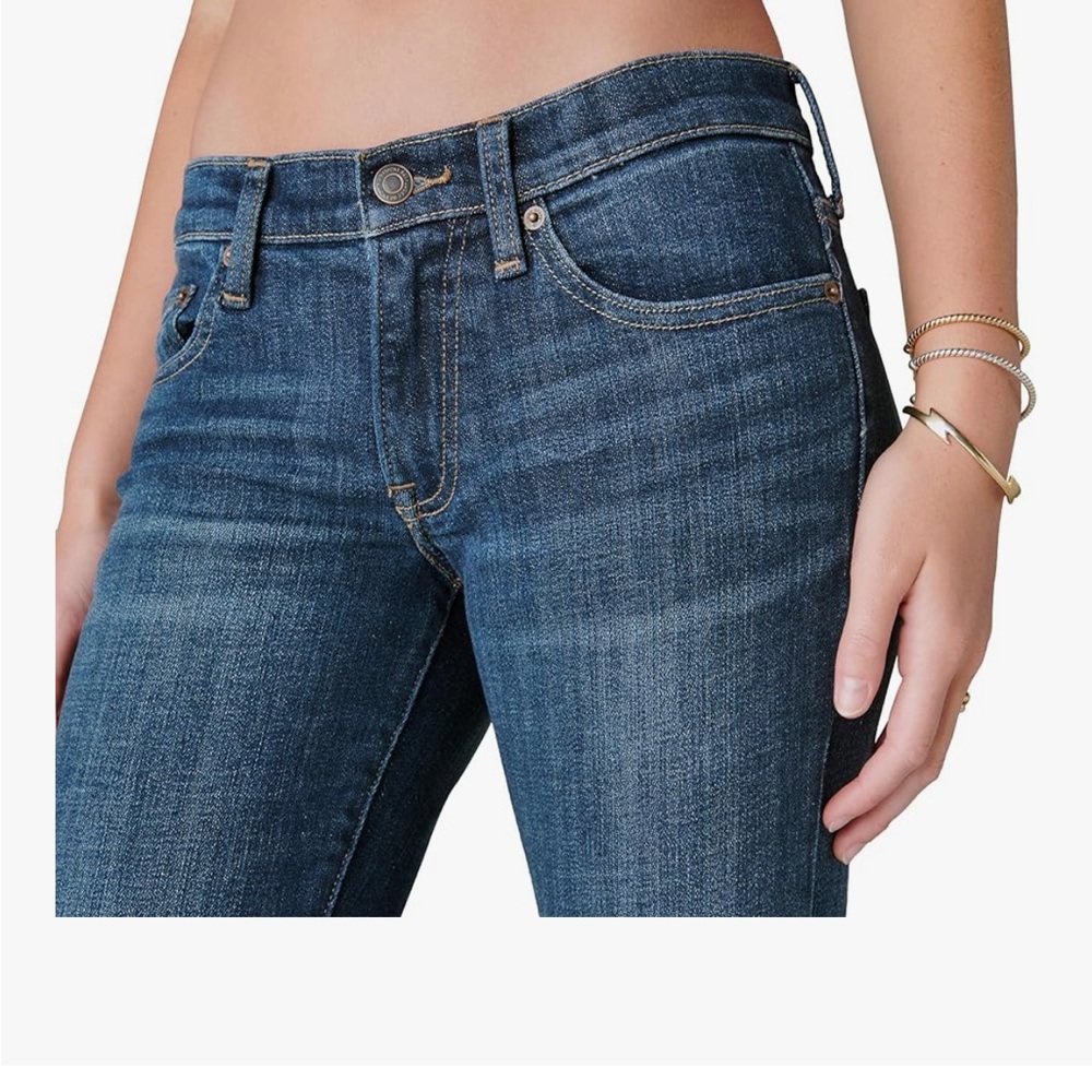 Lucky Brand Blue Skinny Jeans with Natural Fading
